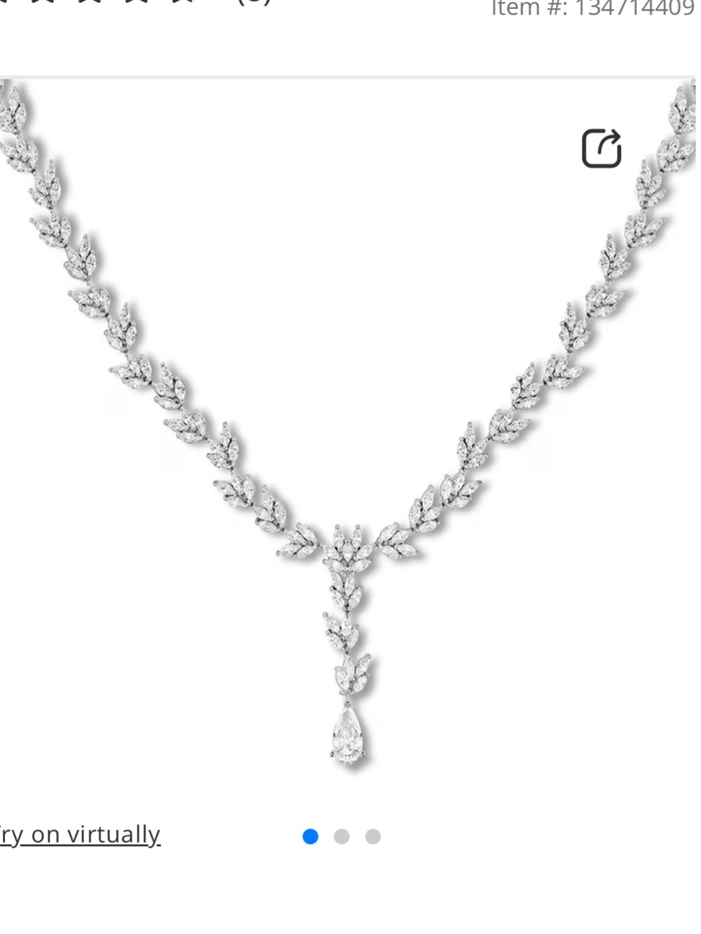 Lab-Created White Sapphire Lariat
Necklace Sterling Silver 17.5" - Kay Jewelers